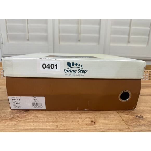 Spring Step Relife Boisa Boot Black Vegan Leather 9 US 40 EU NIB Water Resistant - Picture 14 of 16